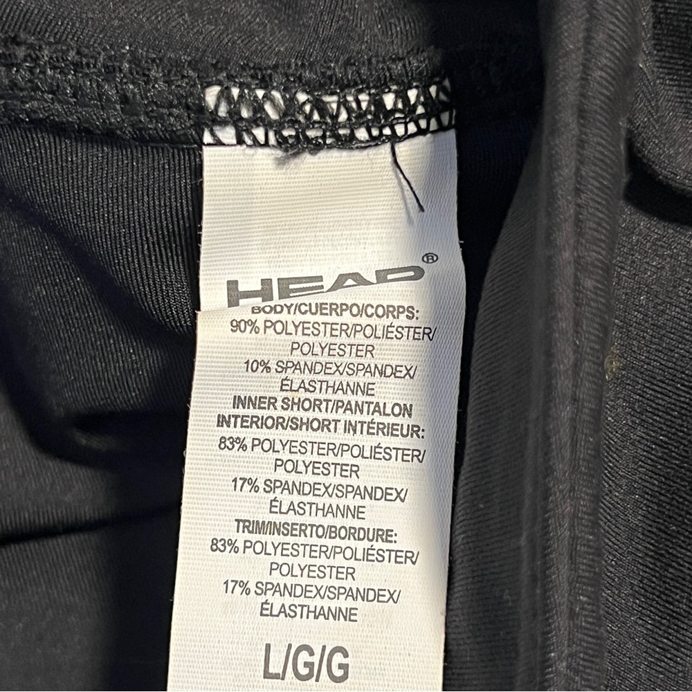 Head micropleat black tennis skort - Picture 4 of 5